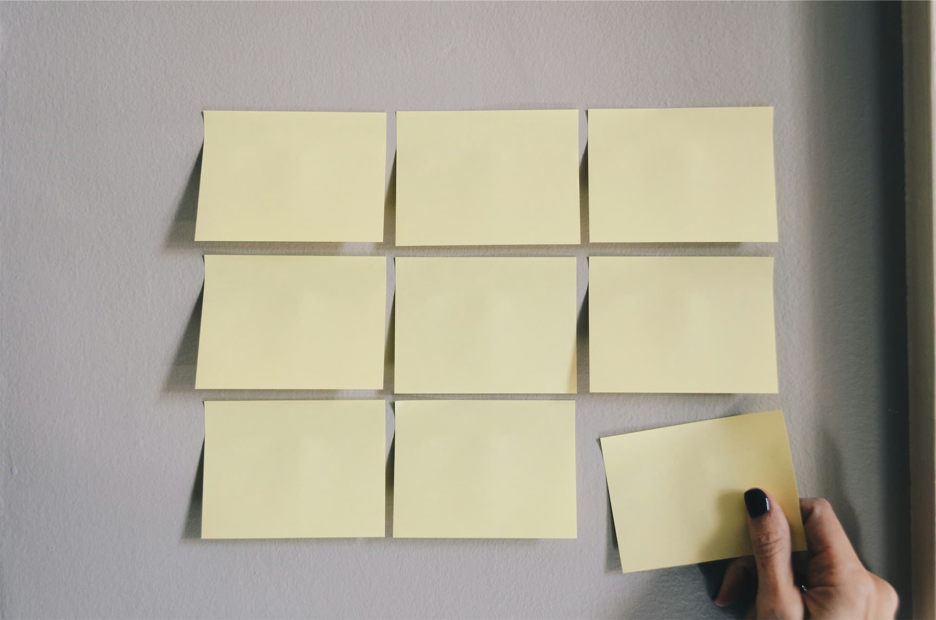 Person preparing documents for a small debt claim trial